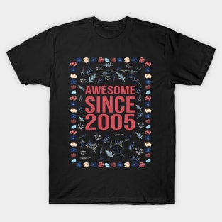 Awesome Since 2005 T-Shirt